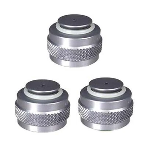 Fearless Paintball Tank Valve Protector / Thread Saver - Grey / Silver - 3 pack - Picture 1 of 1