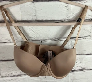 Nuevo con etiquetas sujetador beige para mujer Victoria's Secret talla 34D multivía multiopción - Imagen 1 de 6