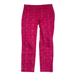 H&M hot pink women Capri pant size 4 cotton spandex - Picture 1 of 8