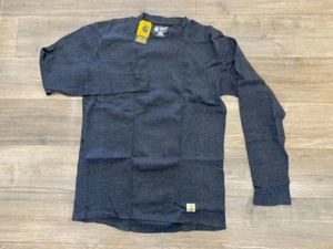 Carhartt Mens L Force Midweight Classic Base Layer Long Sleeve Crewneck Shirt - Picture 1 of 8