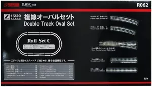 Rokuhan Z gauge R062 Rail Set-C Double Track Oval Set Classic Train Tracks Toy - Picture 1 of 4
