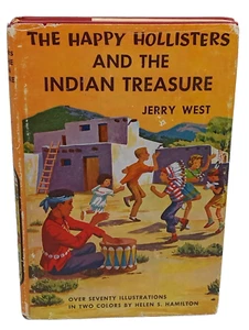 Happy Hollisters and the Indian Treasure by Jerry West Hard Cover Book 43 L - Imagen 1 de 16