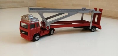 CORGI JUNIORS VOLVO  CAR TRANSPORTER  CAR TRUCK VINTAGE - Immagine 1 di 4