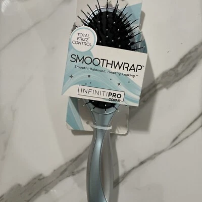 Detangle Hairbrush Conair InfinitiPRO Porcupine Cushion, Reduces Frizz, Icy Blue - Image 1 of 2