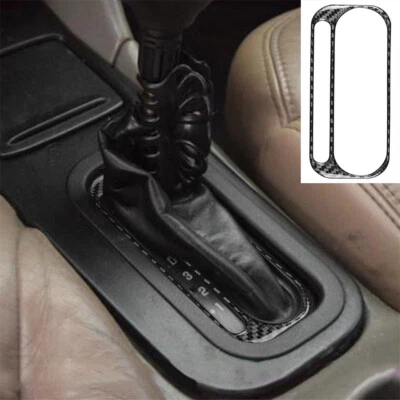 Carbon Fiber Manual Gear Shift Box Panel Trim Cover For Chevrolet Impala 2000-04 - Изображение 1 из 4