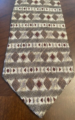 Corbata de cuello vintage Bugle Boy 100 % seda italiana para hombre hecha en EE. UU. Foto 1 de 4