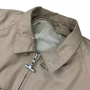 VTG Mighty Mac Men's Full Zip Lined Bomber Jacket Khaki/Tan • Korea • Size 42 - Picture 1 of 10