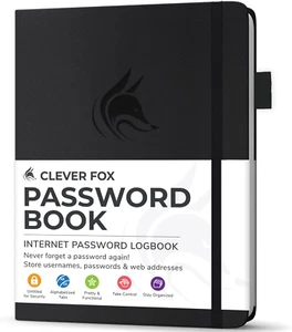 Password Book with Alphabetical Tabs. Internet Address Organizer - Picture 1 of 6