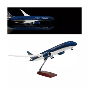 18” 1:130 Airplane Model Vietnam Boeing 787 Plane Model with LED Light(Tou - Picture 1 of 7