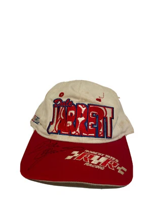 Sombrero YOUTH Distressed autografiado Dale Jarrett NASCAR SnapBack Foto 1 de 4