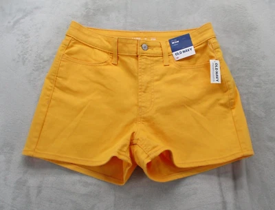 Pantalones Cortos de Jean Old Navy WOW Boyfriend Para Mujer 10 Naranja Denim Elástico Foto 1 de 4