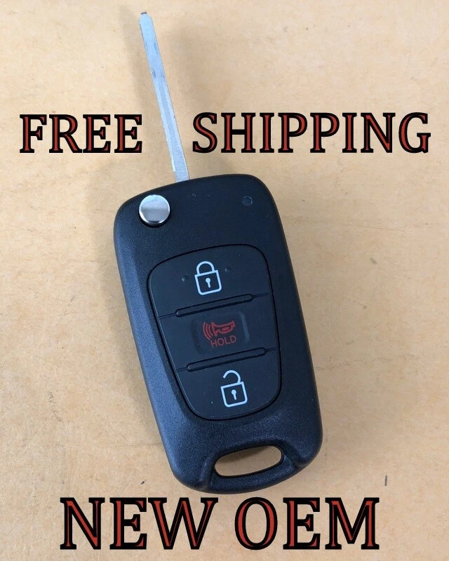 NUEVO OEM 2012 2013 KIA RIO PLEGABLE MANDO A DISTANCIA TRANSMISOR TQ8-RKE-3F02 (UB) Foto 1 de 3