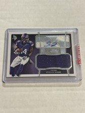 2015 DONRUSS SIGNATURE SERIES STEFON DIGGS ROOKIE PATCH AUTO VIKINGS SP SEALED