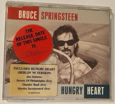 Bruce Springsteen :Hungry Heart CD Maxi Single **PROMO COPY** Thunder Road Live - Image 1 of 3