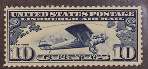 Scott C10 - 10 Cents Lindbergh - OG MH - SCV - $7.00 - Picture 1 of 1