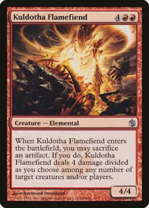 4x Kuldotha Flamefiend - NM/LP - Scars of Mirrodin Block SPARROW MAGIC - Picture 1 of 1