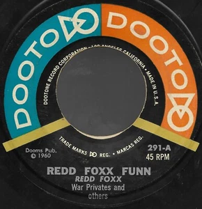 Red Foxx Funn * by Redd Foxx (7", 1960, Dooto) Plays VG+ - Imagen 1 de 2