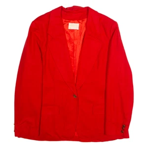 PENDLETON Womens Blazer Jacket Red Wool XL - Picture 1 of 8