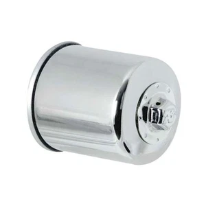 K&N Chrome Yamaha XVZ1300 Venture Royale USA 1987-1988 Oil Filter - Picture 1 of 5