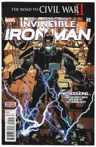 Invincible Iron Man #9 1st App Riri Williams Marvel Comics (2016 2nd series) VFN - Picture 1 of 2