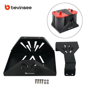 BEVINSEE Battery Hold Down Tray Box Mount For Optima Battery Red Top 34 34/78 - Picture 1 of 13