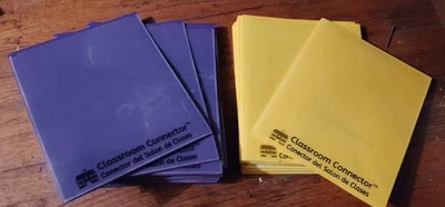 Conector de aula C-Line carpetas de escuela a hogar, púrpura, amarillo, 25 (32004) Foto 1 de 4