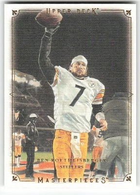 2008 Upper Deck Masterpieces #7 Ben Roethlisberger FOOTBALL Pittsburgh Steelers - Image 1 of 2
