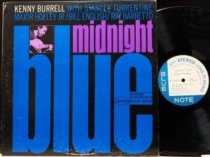 KENNY BURRELL "MIDNIGHT BLUE" BLUE NOTE BST84123 LIBERTY VAN GELDER VG+/VG++ - Picture 1 of 4