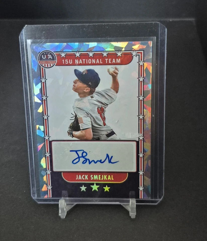2024 Panini Stars and Stripes Prime /25 Jack Smejkal #NTS-JS Auto - Image 1 of 3