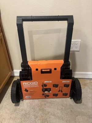 RIDGID Rolling Tool Box Cart 9in Wheels Pro Gear 2.0 Attachment Heavy Duty Resin - Image 1 of 3