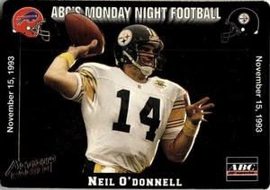 1993 Action Packed Monday Night Football Neil O'Donnell Pittsburgh Steelers #46 - Picture 1 of 2
