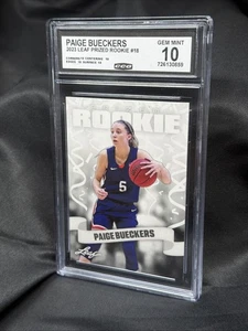 Leaf Prized Rookie 2023 🔥Paige Bueckers 🔥#18 (RC) CCG Gem MT 10 - Imagen 1 de 2