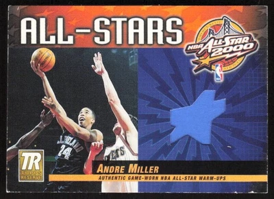2000-01 Topps Reserve Game Jerseys Andre Miller #TAS34 Cleveland Cavaliers - Image 1 of 2