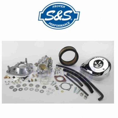 S&S Cycle Super E Shorty Carburetor Kit for 1984 Harley Davidson FXRDG Disc gq Foto 1 de 4