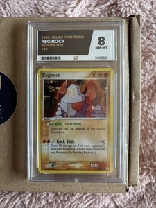 Pokémon TCG Regirock 28/110 EX Holon Phantoms Reverse Holo ACE GRADING NM/MT 8 - Bild 1 von 2