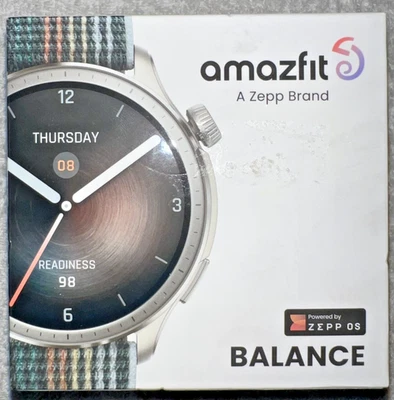 AMAZFIT BALANCE SMARTWATCH GPS & ROUTE NAVIGATION NYLON BAND **NEW** - Image 1 of 4