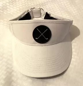 SIGNATURES Golf Visor White Adjustable Fit - Picture 1 of 4