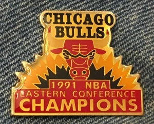 Pin Chicago Bulls ~ NBA ~ Baloncesto ~ Campeones de la Conferencia Este 1991 - Imagen 1 de 1