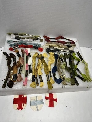 Cross Stitch Lot Of 34, Assorted Colors - Image 1 of 4