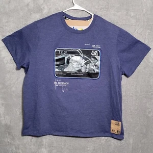 Star Wars Death Star T-Shirt Mens Size XXL Blue Purple Disney Lenticular Tee - Picture 1 of 13