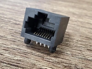 Quantity 4: Jack Modular Connector 8p8c (RJ45, Ethernet) 90° Angle Unshielded - Picture 1 of 7