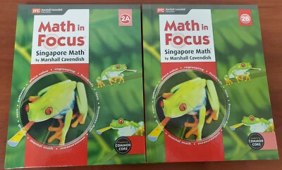 Math in Focus Singapore Math Grade 2 (2A and 2B) Student Textbook Set HB ~ 2015 - Image 1 of 4