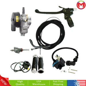 Handlebar Grip Set & Carburetor & Igniton Coil For 49cc 80cc Motorized Bicycle - Picture 1 of 9