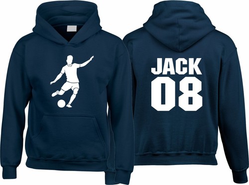 COACH Felpa con cappuccio calciatore personalizzata giornata gioco regalo sport calcio allenatore maglione