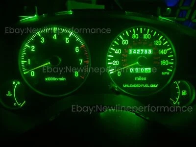 Green Cluster LED Bulbs For Mitsubishi Eclipse / Eagle Talon Non Turbo 1995-1999 - Image 1 of 2
