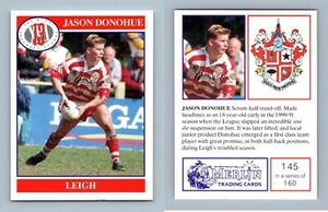 Jason Donohue - Leigh #145 Rugby League 1991 Merlin Trading Card - Picture 1 of 1