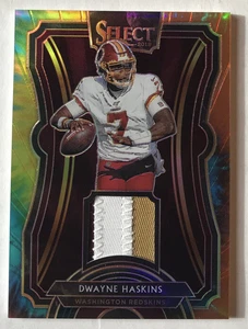 2019 Select Tie-Die Prizm Dwayne Haskins Jersey Relic Rookie #8/25 Redskins RC - Picture 1 of 3