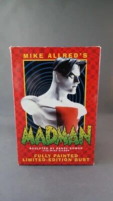 Vintage Mike Allreds Madman The Atomics Bust Statue Bowen Signed, Artist Proof - Image 1 of 4