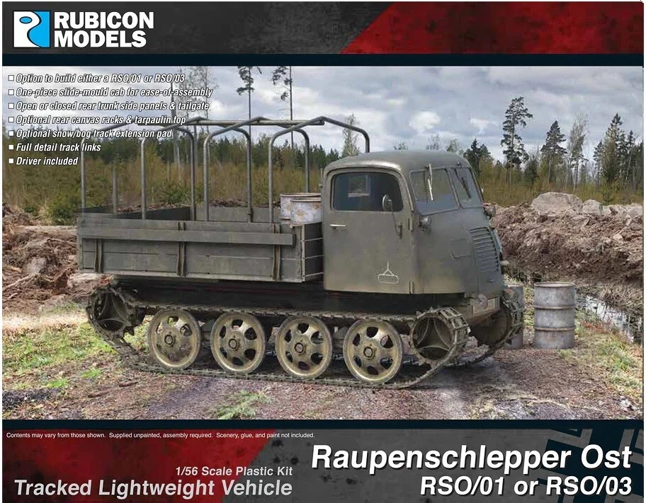 Rubicon Models 280128 German RSO/01 or RSO/03 Tracked Light Weight Vehicle - Image 1 of 1