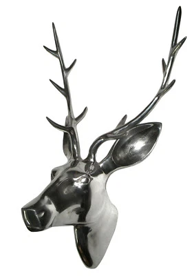 Großer Metall Wandmontierter Hirschkopf Gazelle Hirschkopf Antilopenbock fx+ - Bild 1 von 4